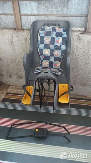 Детское велокресло с багажником