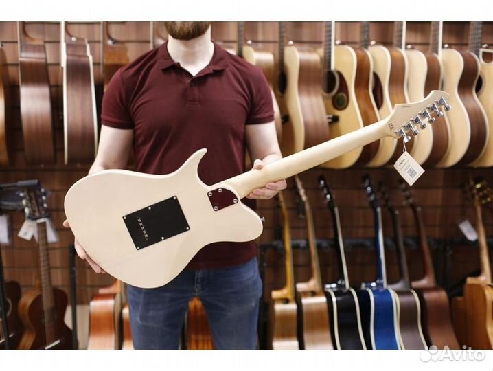 Aria JET-1 SVW - электрогитара, цвет белый