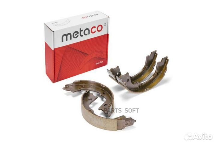Metaco 3030010 Колодки тормозные hyundai I55/H1 07