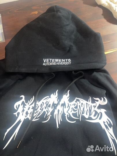 Vetements худи total darkness