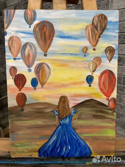 Картина маслом на холсте пейзаж