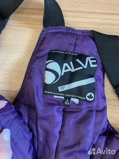 Полукомбинезон зимний для девочки