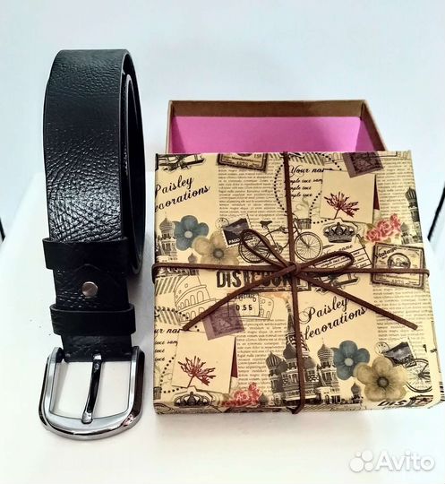 Ремни из натуральной кожи ручной работы