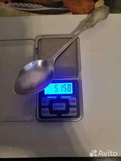 Ложка столовая серебро