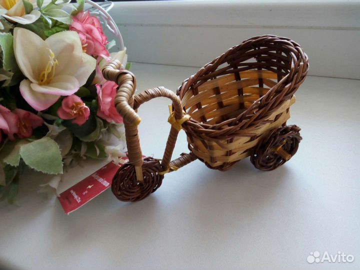 Предмет декора/Плетёный велосипед