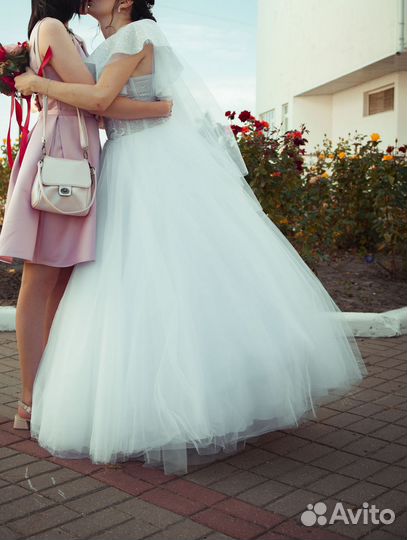 Свадебное платье пышное