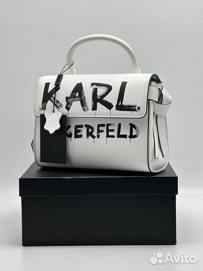 Сумка женская Karl Lagerfeld натуральная кожа
