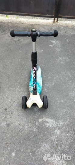 Самокат детский трехколесный бу