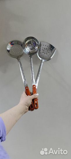 Шумовка половник лопатка для казана