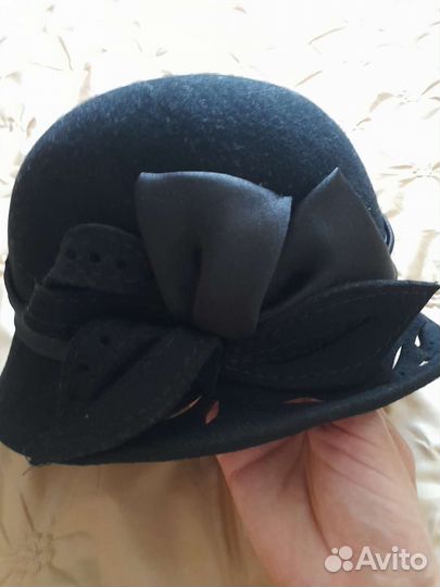 Шляпа фетровая женская