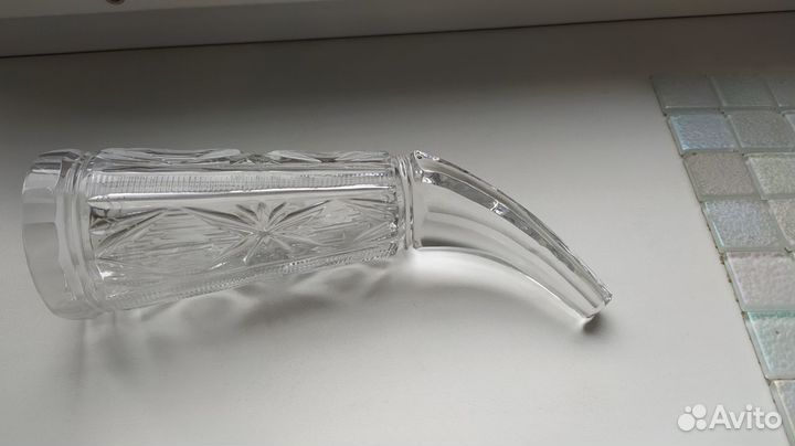 Рожек-стопка, хрустальный