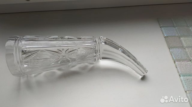 Рожек-стопка, хрустальный