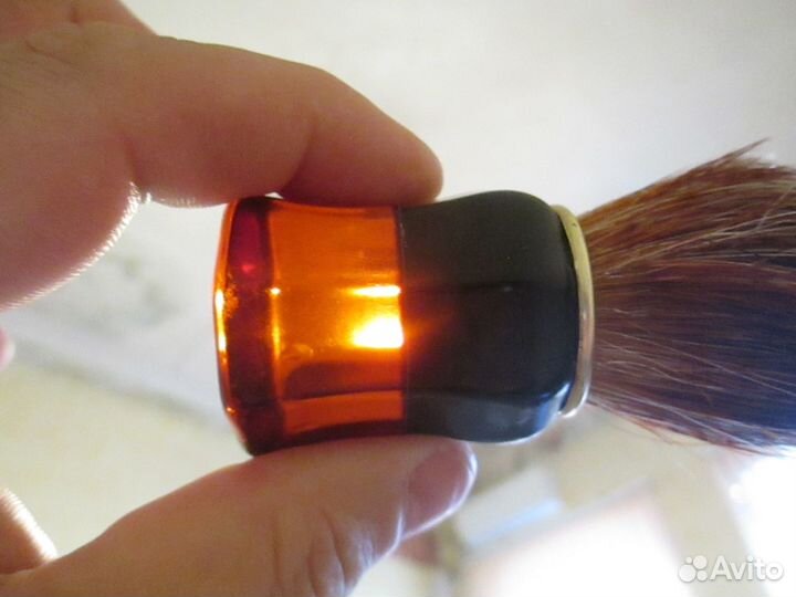 Помазок для бритья янтарь