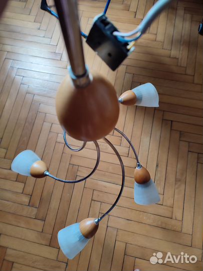 Люстра потолочная бу