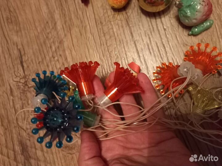 Елочные игрушки, гирлянда СССР