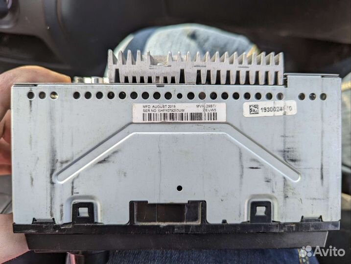 Магнитола Pioneer 1din с bluetooth MVH-29BT