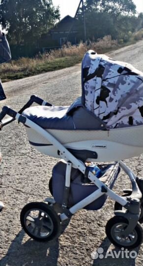 Коляска 2 в 1 эко кожа
