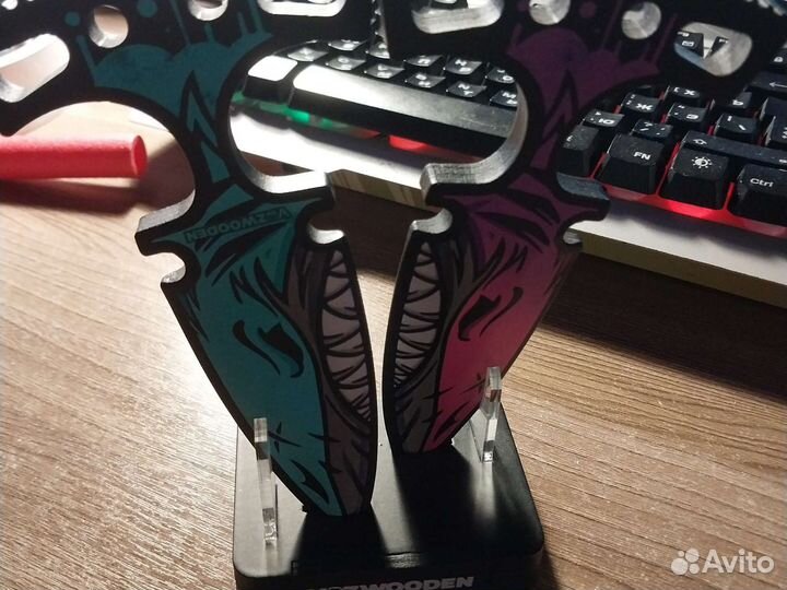 Тычковые ножи из дерева Standoff 2