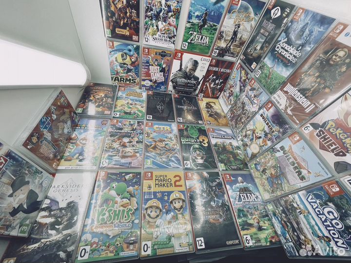 Игры nintendo switch на картриджах