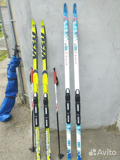 Лыжи беговые 150 см и 160 см