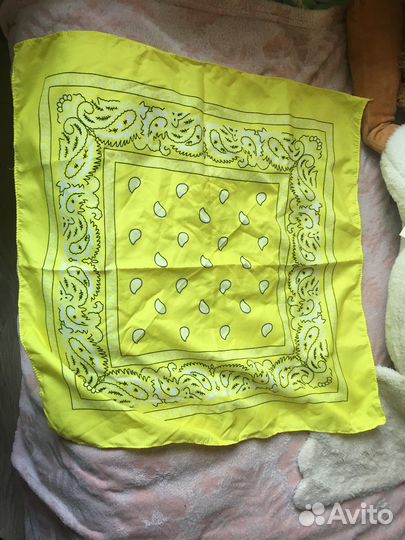 Бандана желтая