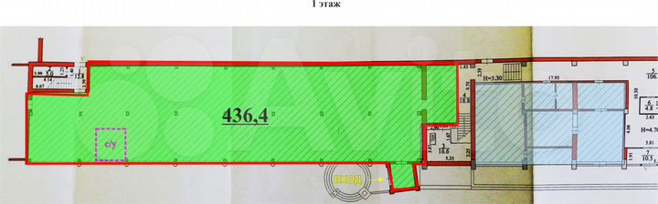 Помещение общественного питания, 436.4 м²