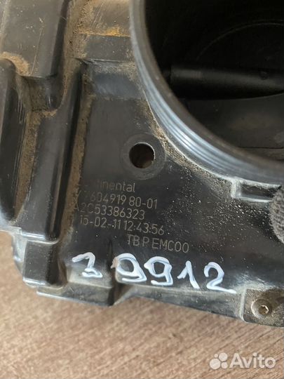 Дроссельная заслонка Citroen Peugeot BMW 1.6(EP6)