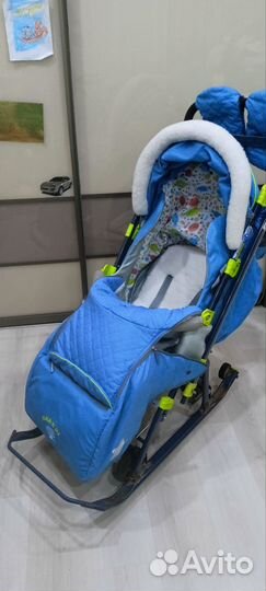 Санки коляска nika 7