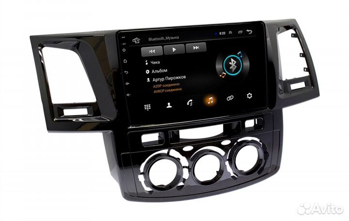 Toyota Hilux Fortuner 2008-2015 Магнитола хайлюкс