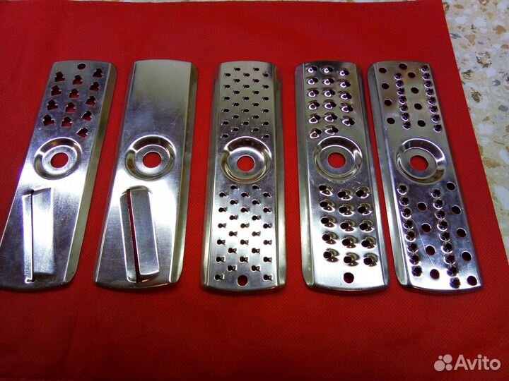 Терки для кухонного комбайна. новые, нержавейка, О