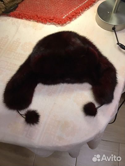 Шапка женская из меха норки