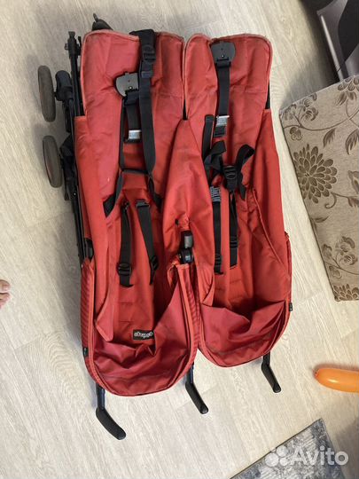 Коляска для двойни peg perego