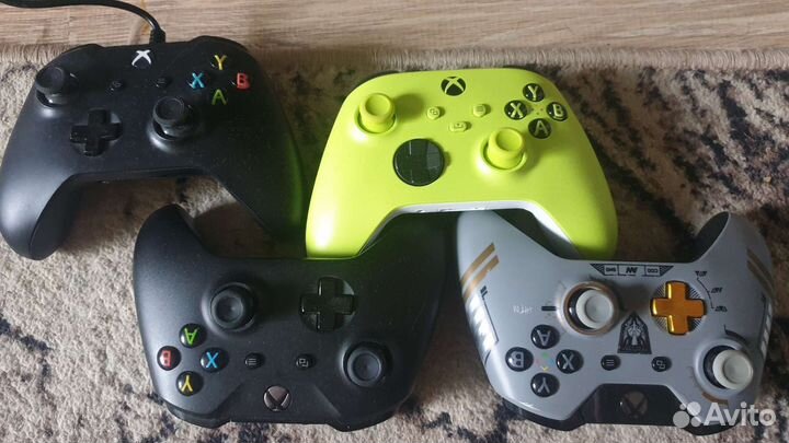 Xbox one X 4K + kinnect + игры + gamepad 4шт