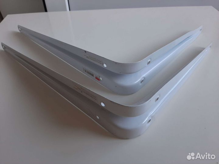 Кронштейн Larvij 300x250 мм (угловой, белый)