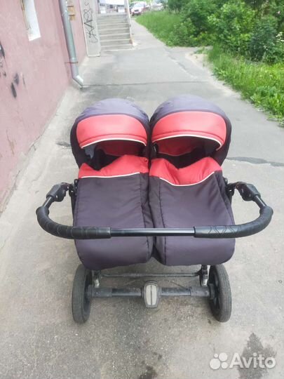 Коляска детская для двойни 3 в 1