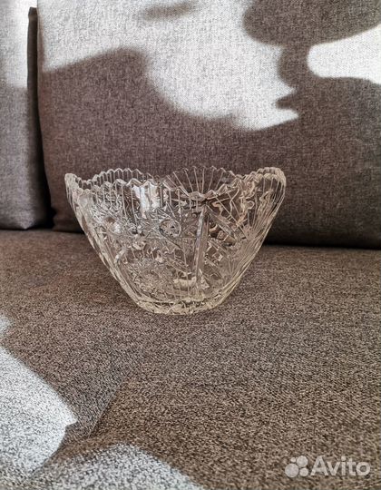 Ваза хрустальная для фруктов