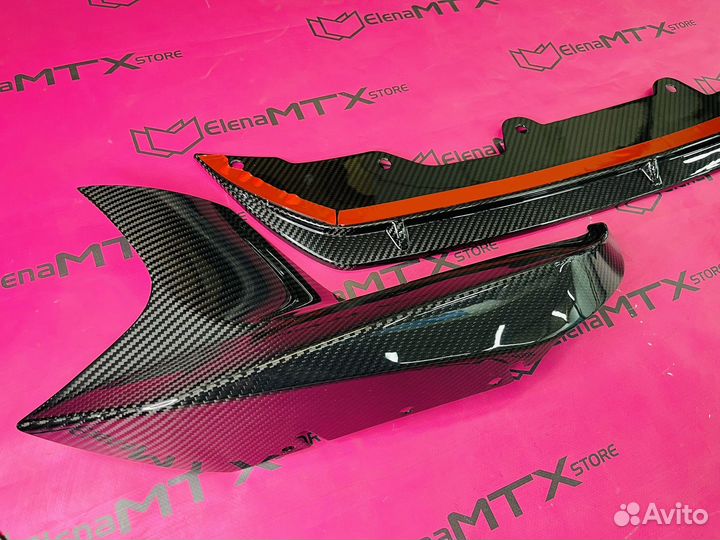 Сплиттер BMW M5 F90 дорест сухой карбон
