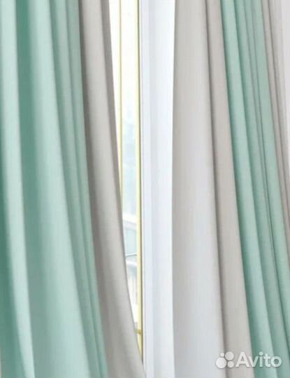 Комплект шторы и тюль