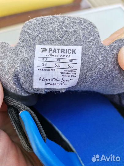 Футбольные бутсы Patrick, 38 размер