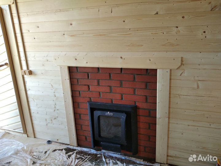 Каркаснаый дом и баня 6 на 4