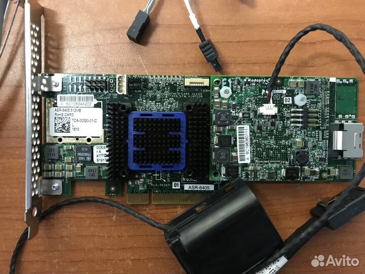 SAS raid контроллер Adaptec raid 6405