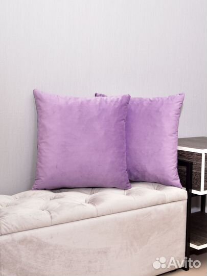 Комплект подушек, 43х43см 2шт, Сирень