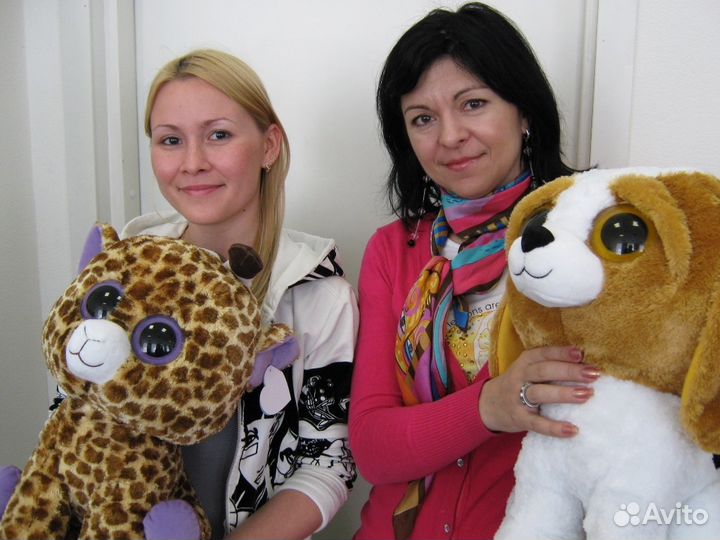 Мягкая игрушка Жираф Safari с больш глазами 40см