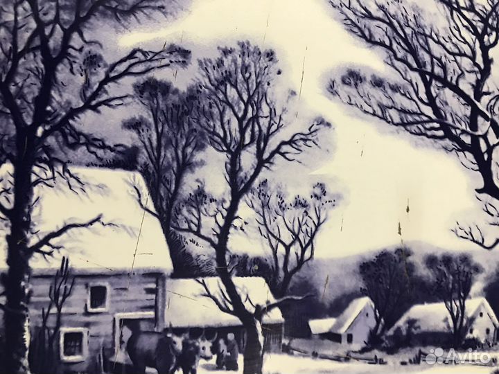 Поднос под Гжель, вазы СССР