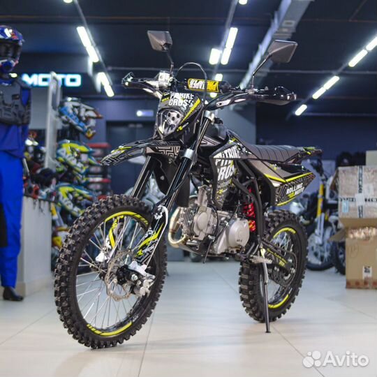 Питбайк GR-X YX125EM 19/16 (механ. сцепл., эл. cта