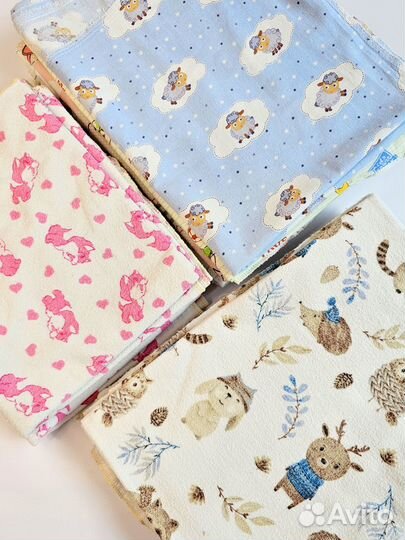 Пеленки детские пакетом бу