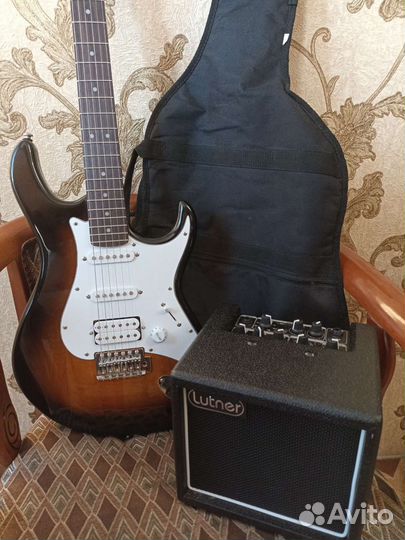 Электро гитара Cort G110 + комбоусилитель