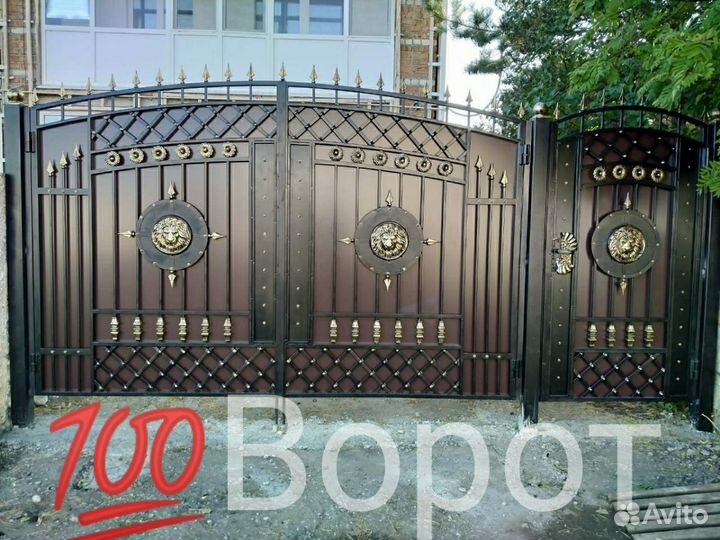 Ворота кованые