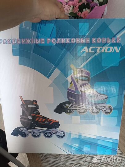 Роликовые коньки раздвижные