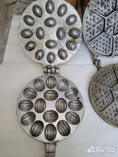 Форма для печенья СССР, орешки и ромбики